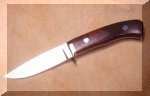 model 3 large drop point knife desert ironwood